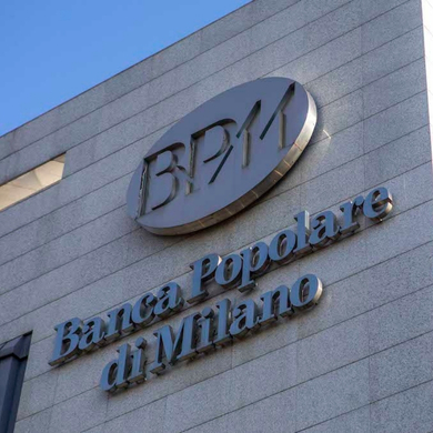 Marchio del Gruppo BPM rappresentato su fondo chiaro.