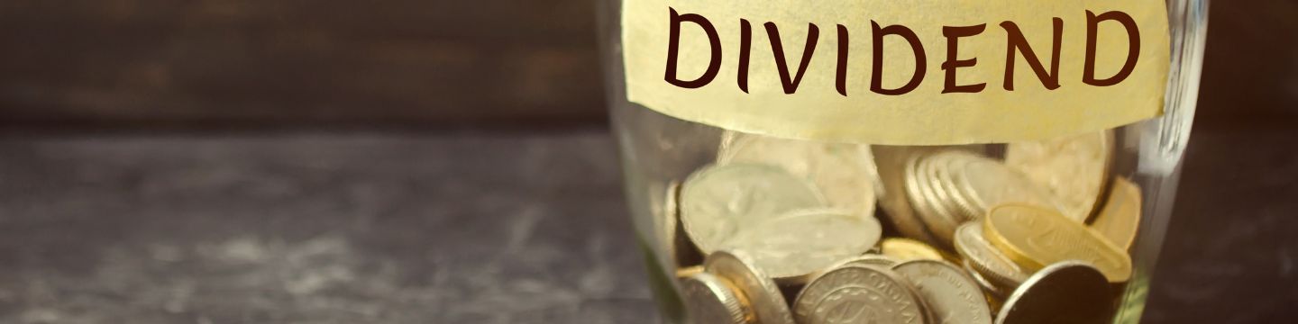Dividendi come accumulo di denaro in un salvadanaio