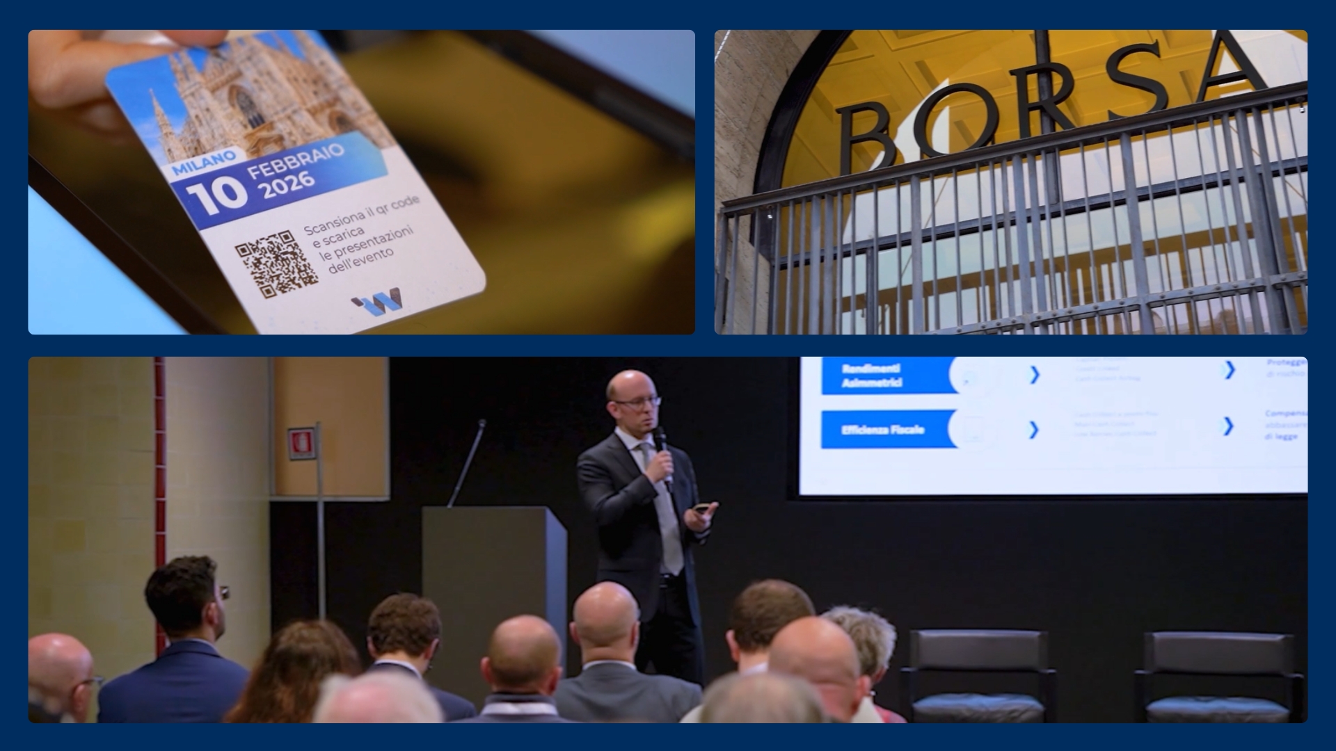 grafica landing page roadshow video tappa MIlano