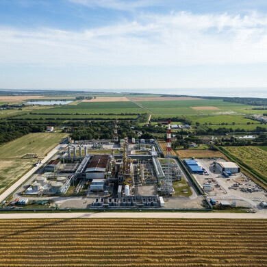 Vista aerea della sede a Casalborsetti
