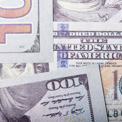 Insieme di banconote in dollari degli Stati Uniti