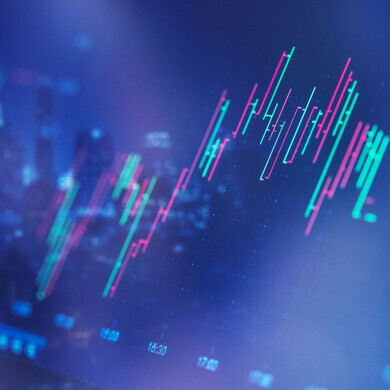 Grafici finanziari a candele utilizzati per l’analisi dei mercati
