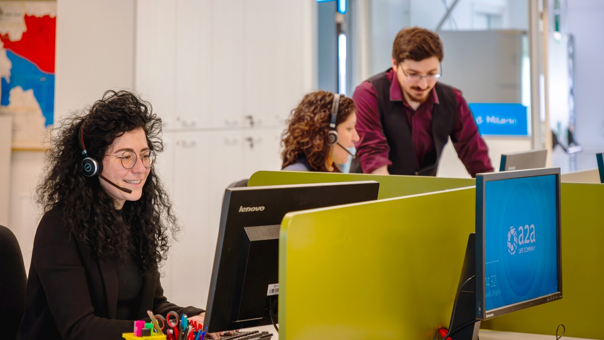 Personale in ufficio al lavoro 