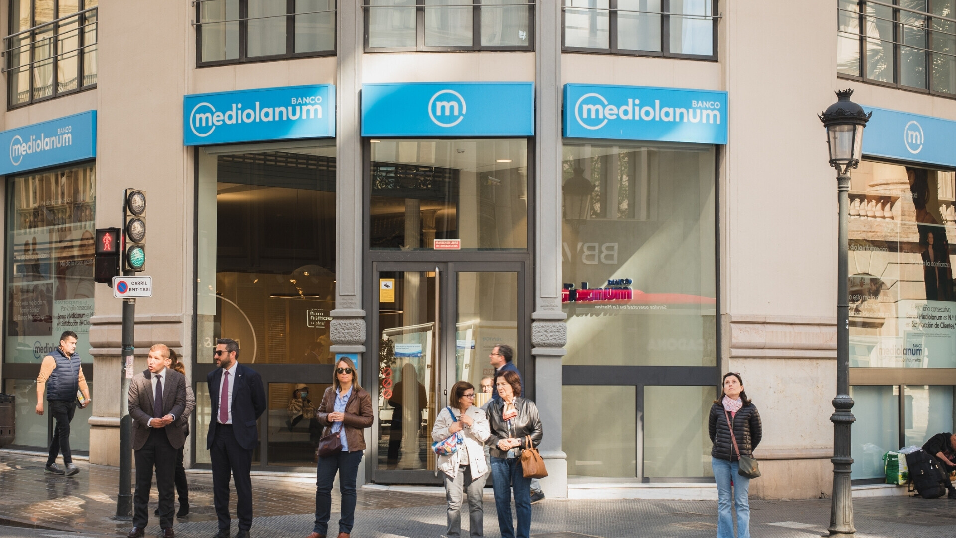 Valencia, 11 aprile 2024. Sede centrale di Banco Mediolanum in Spagna.