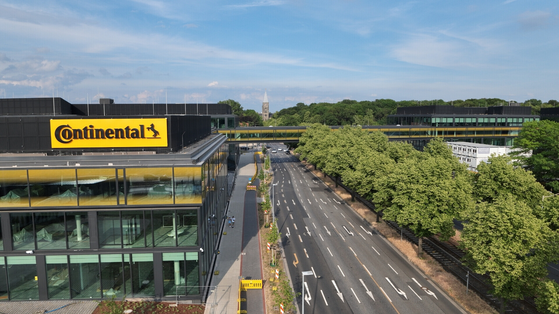 Sede Continental 2 Vista aerea della sede di Continental