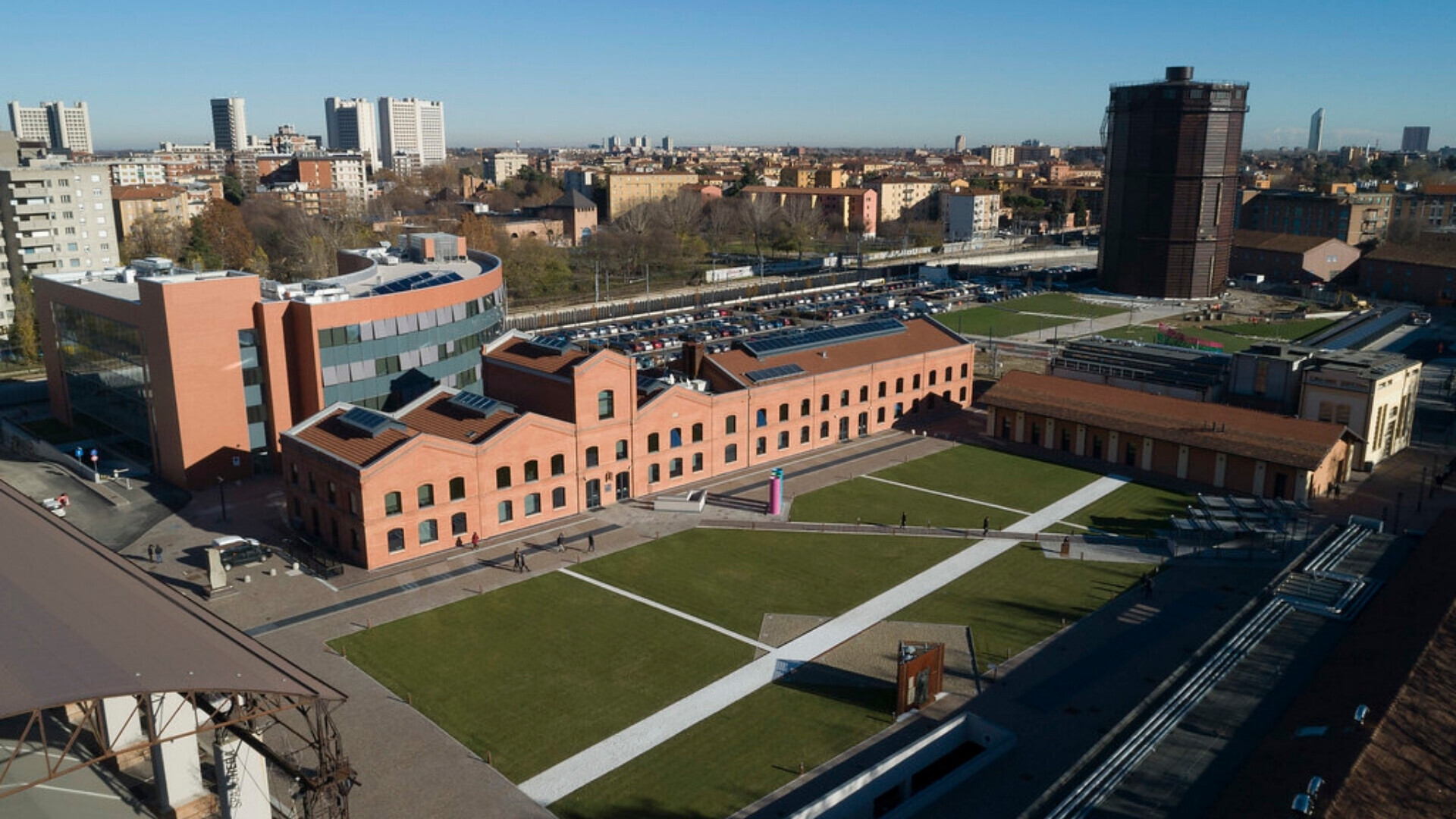 Sede Hera, vista dall'alto Vista aerea della sede Hera