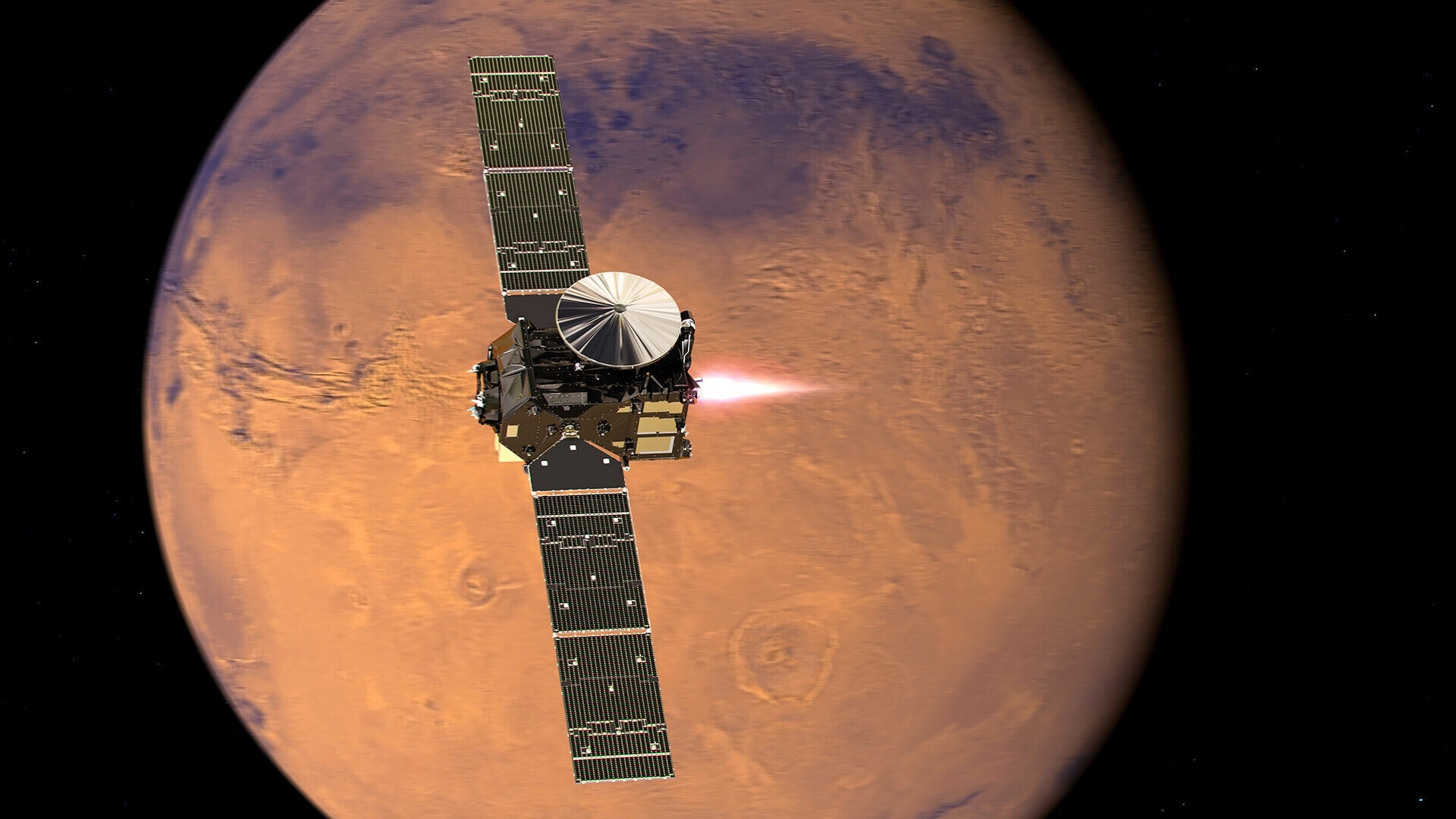 Tgo-exomars - Leonardo Satellite in orbita intorno a marte