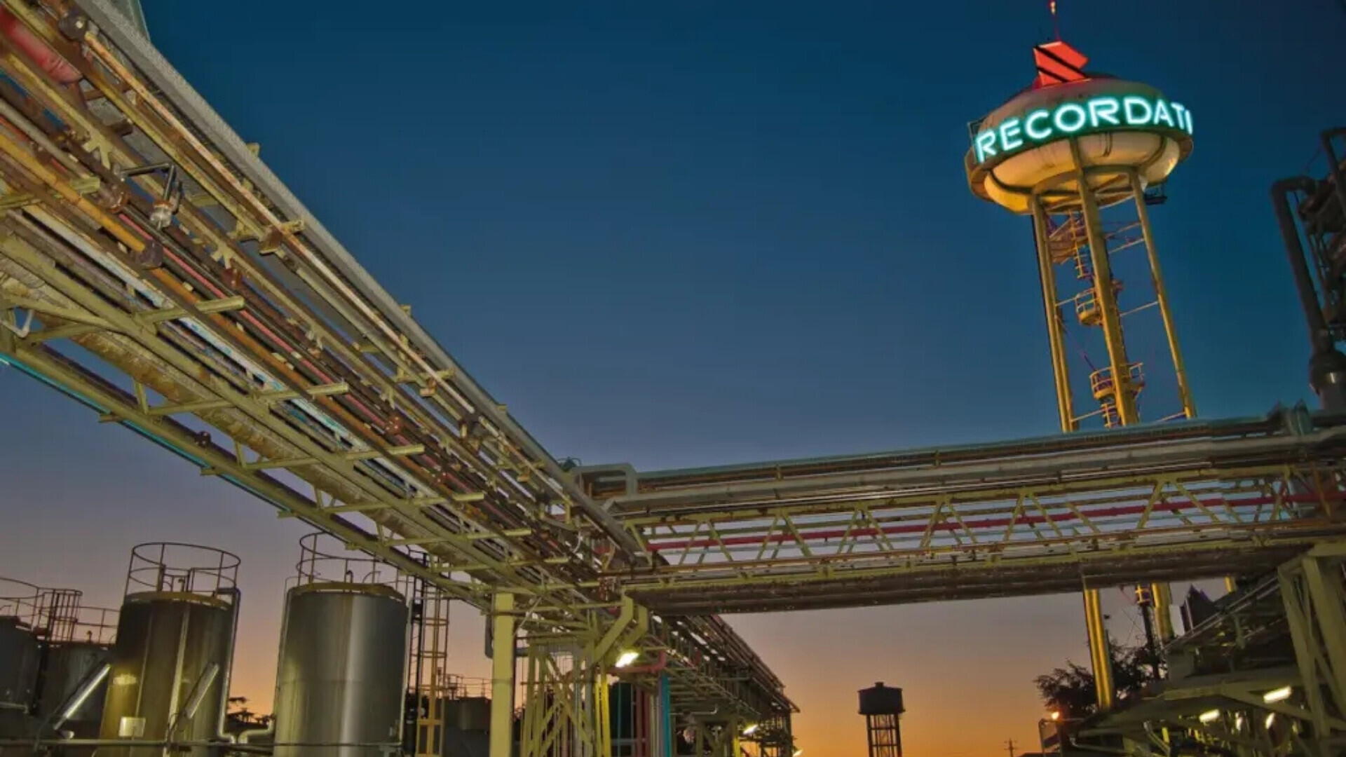 Veduta della sede produttiva di Recordati