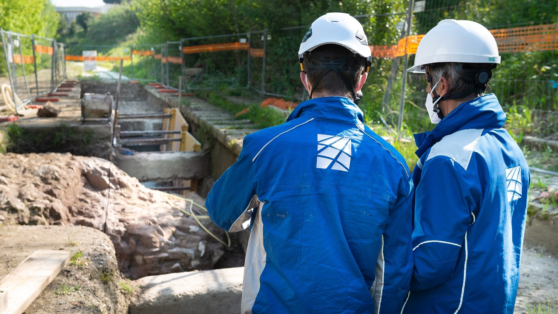 Attività di monitoraggio archeologico svolte da Terna durante lavori infrastrutturali su linee elettriche.
