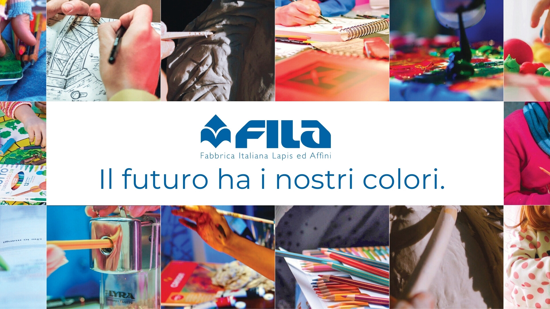Logo e payoff Fila, il futuro ha i nostri colori