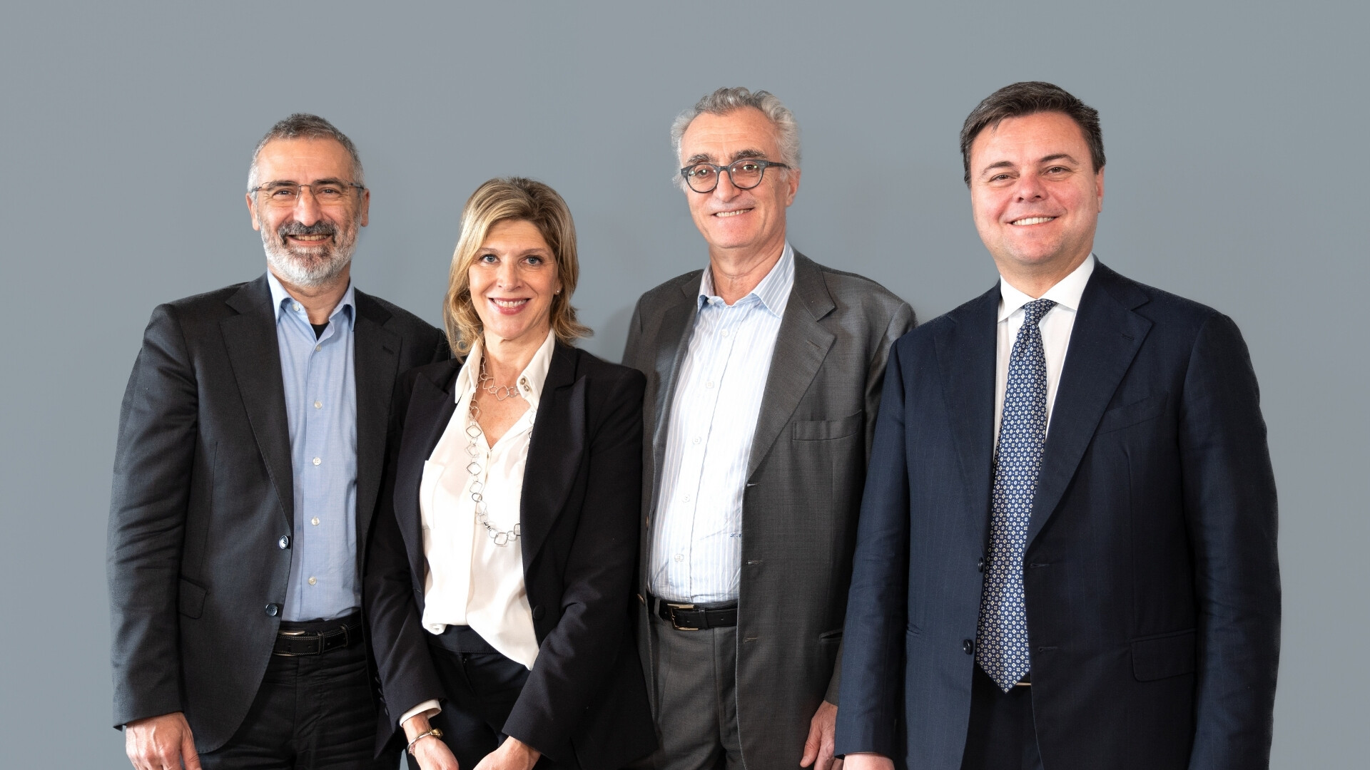Top Management Zest S.p.A. In ordine da sx: Gabriele Ronchini, CEO Zest Investments, Antonella Zullo, CEO Zest Innovation, Luigi Capello, CEO Zest S.p.A., Marco Gabriele Gay, Presidente Esecutivo Zest S.p.A.