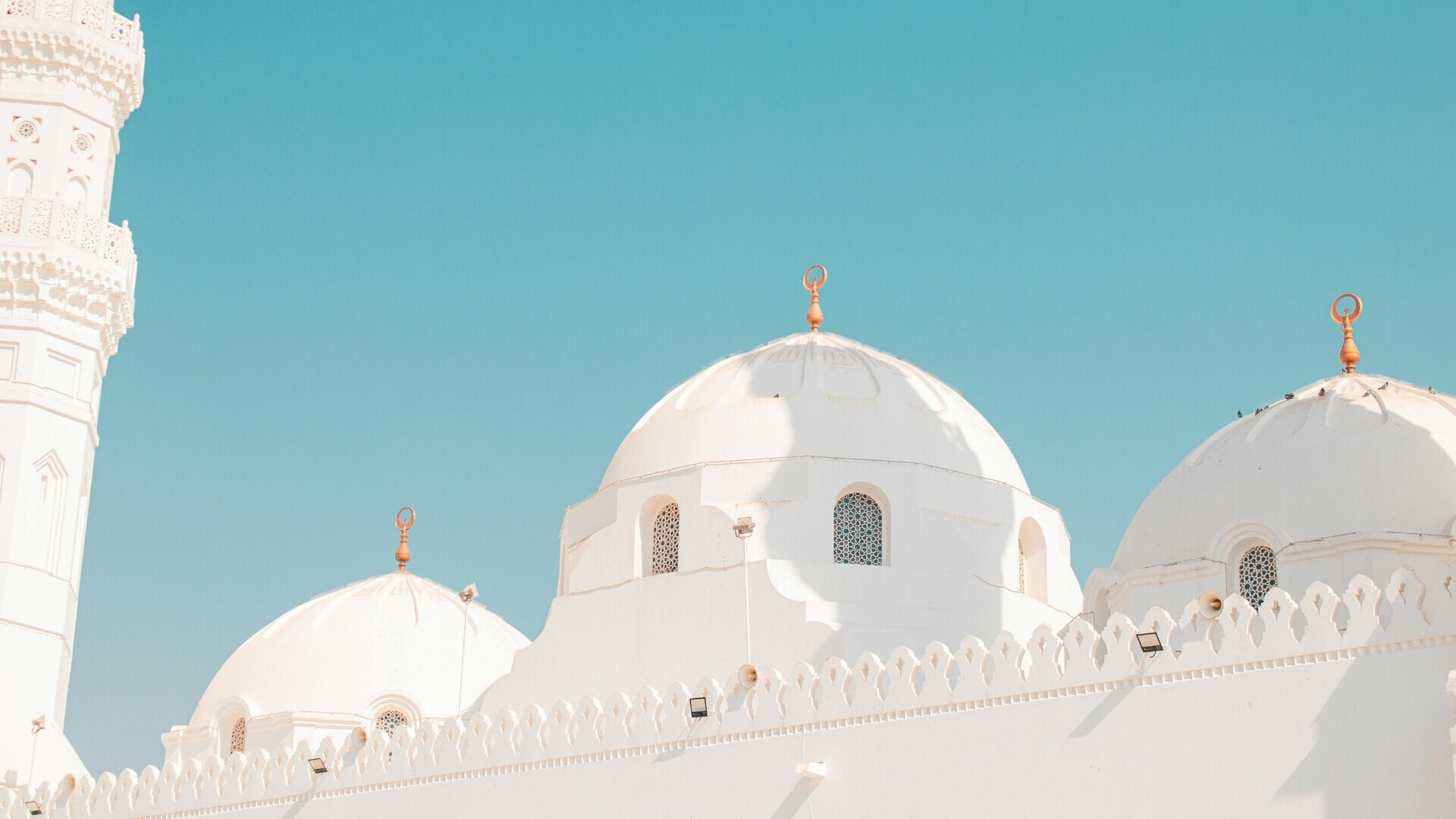 Cupole della Moschea di Quba a Medina, Arabia Saudita. Cupole della Moschea di Quba nella città di Medina