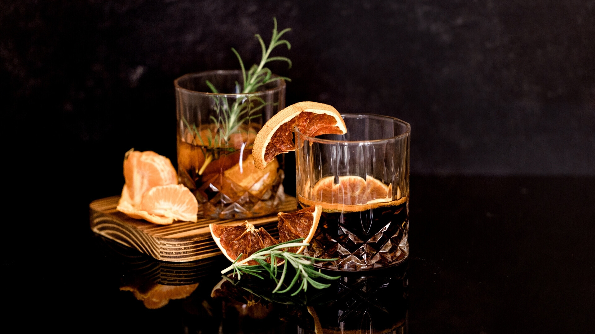 Composizione fotografica di un drink