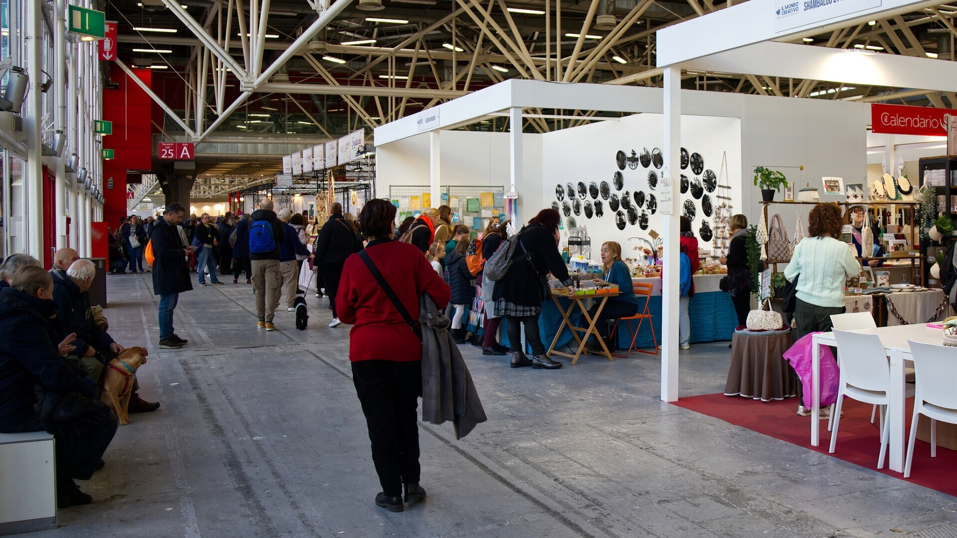 Bologna - Italy - 23 November, 2024: Il Mondo Creativo, large-scale exhibition dedicated to creative hobbies and handmade products.