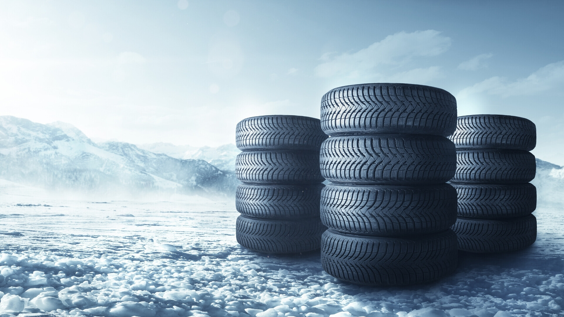 Pneumatici invernali con battistrada per la neve