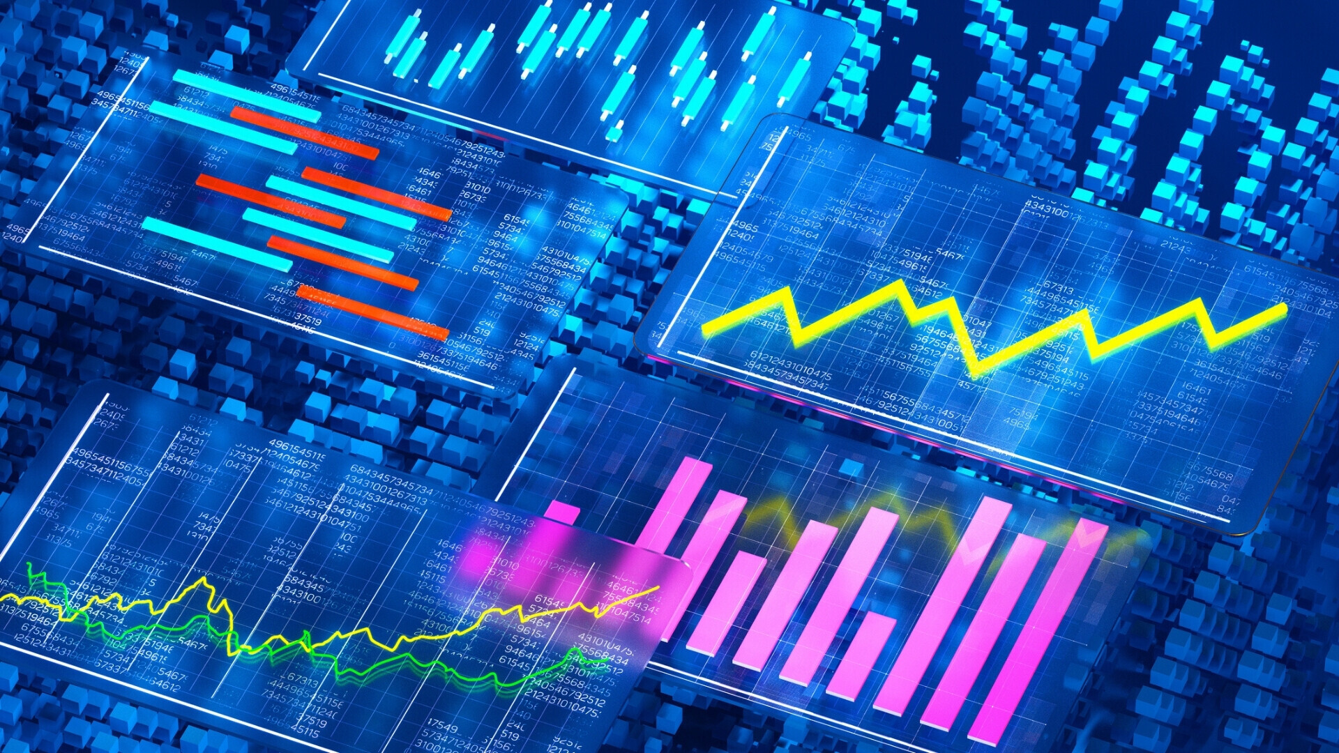 Primo piano di uno smartphone che mostra una piattaforma di trading, con variazioni di prezzo in tempo reale.